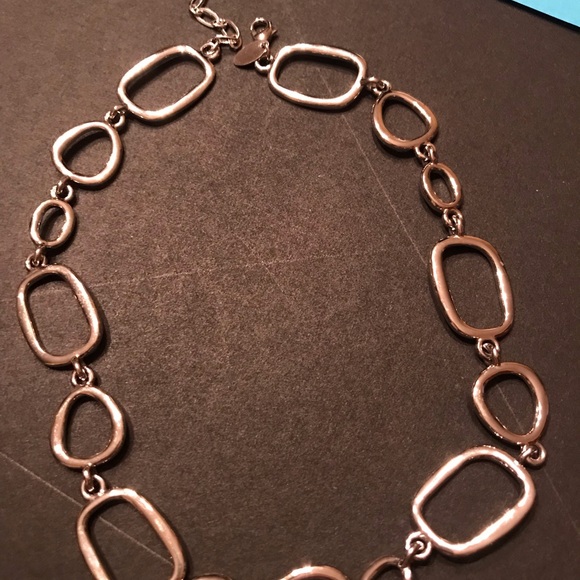 LIA SOPHIA SILVER-TONED GEOMETRIC NECKLACE - Picture 2 of 11